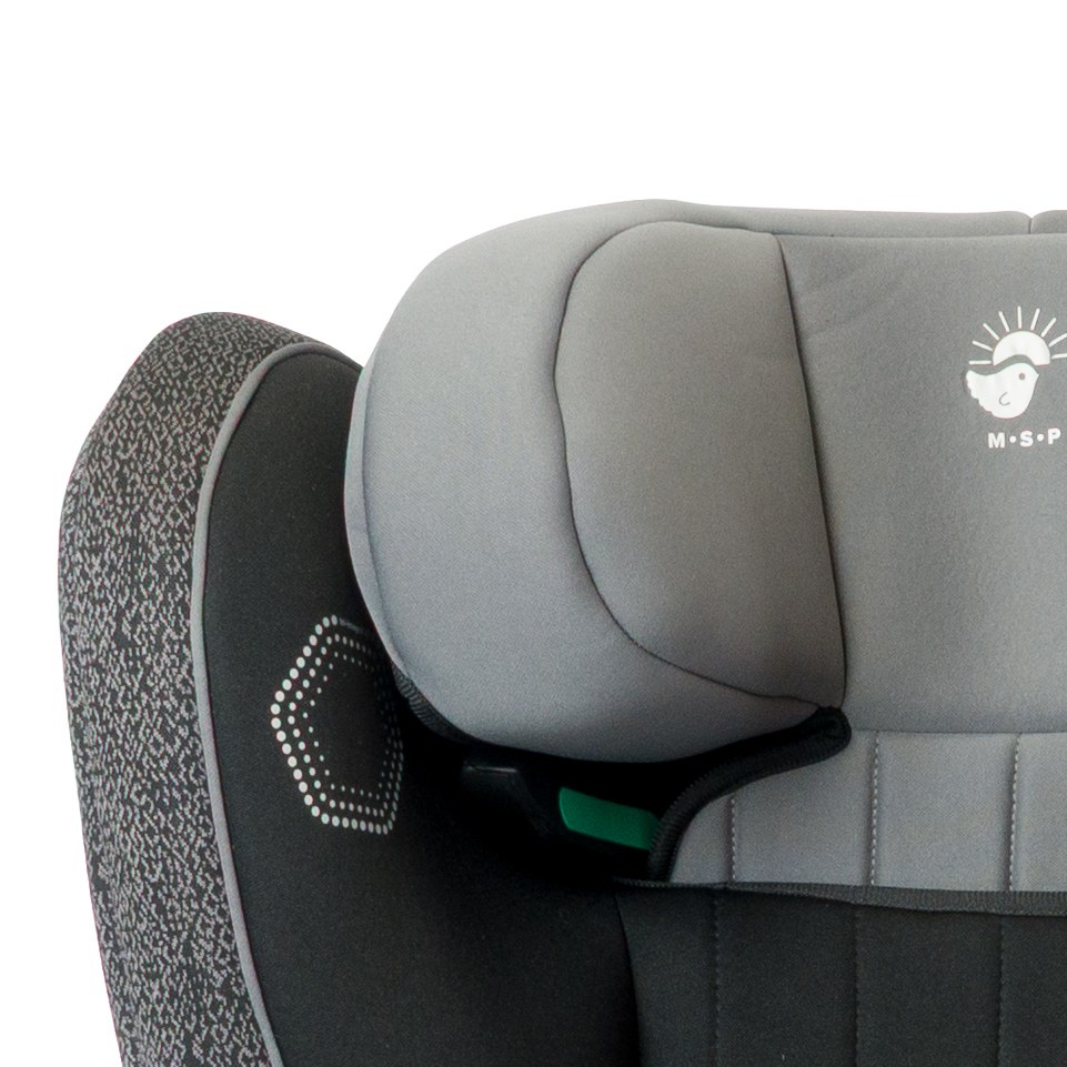 Side-impact protection — Special memory foam for head-area protection.